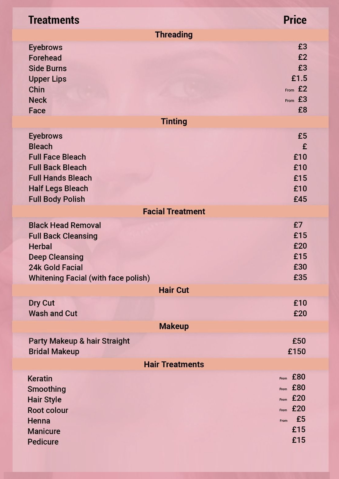 package rates